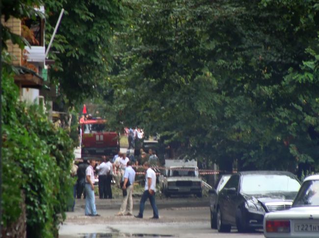 Взрыв в центре Пятигорска
