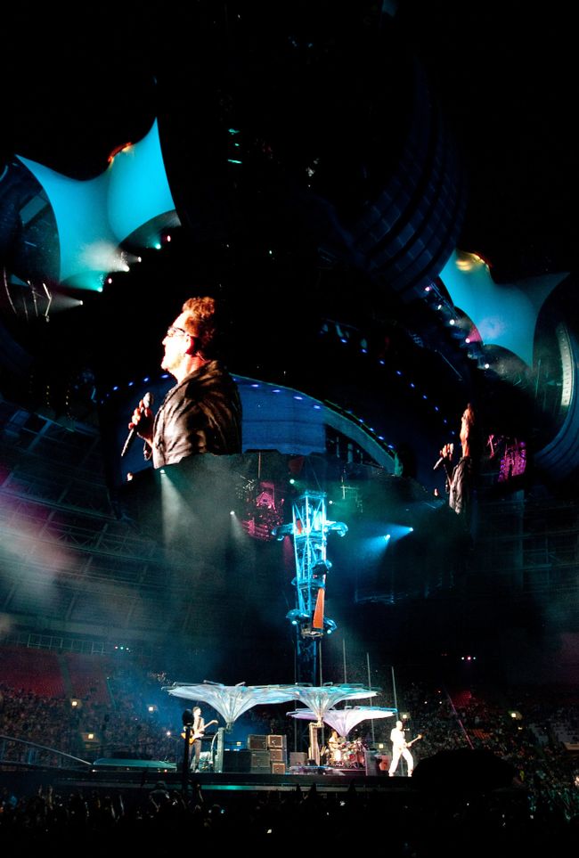 Концерт ирландской группы U2 в рамках мирового тура 360 Degree