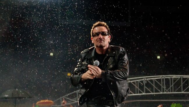Концерт ирландской группы U2. Архивное фото