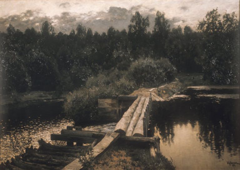 Картина Исаака Левитана У омута, 1892 год. Картина Исаака Левитана У омута, 1892 год.