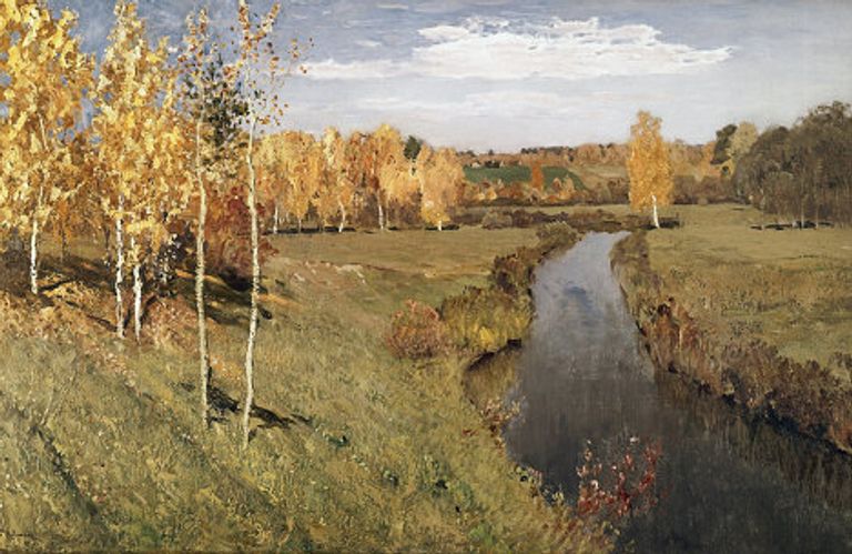 Картина Исаака Левитана Золотая осень. 1895 г. Картина Исаака Левитана Золотая осень. 1895 г.