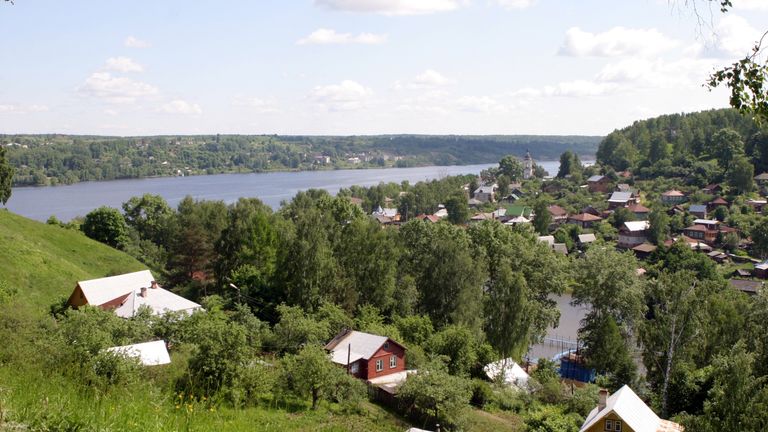 Плёс вид на Волгу Плёс вид на Волгу