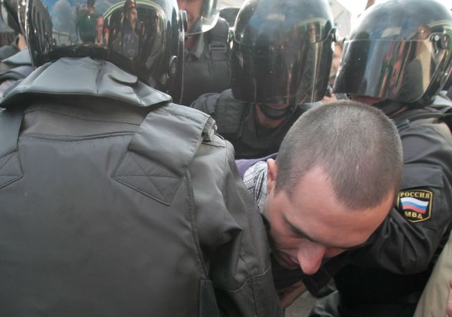 Задержаны участники несанкционированной акции в защиту 31-й статьи Конституции