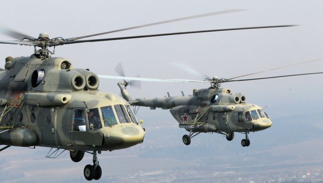 Вертолеты Ми-17. Архив