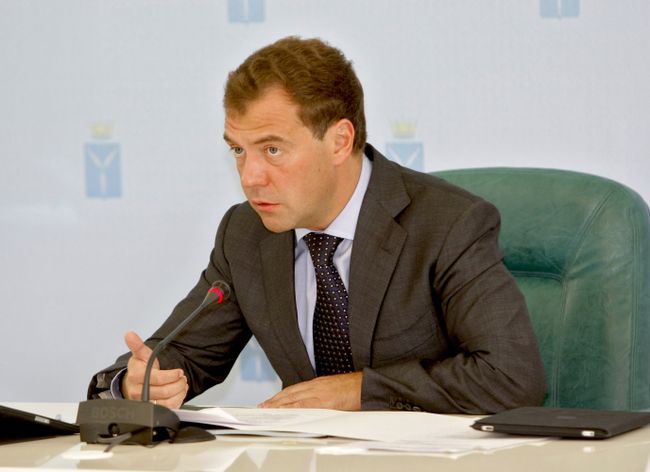 Президент России Дмитрий Медведев. Архив