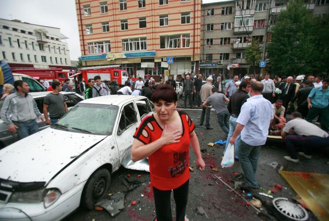 Взрыв в центре Владикавказа 9 сентября 2010 г.