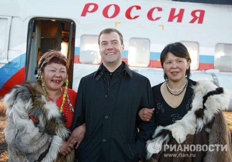 Президент России Дмитрий Медведев в Чукотском автономном округе Президент России Дмитрий Медведев в Чукотском автономном округе