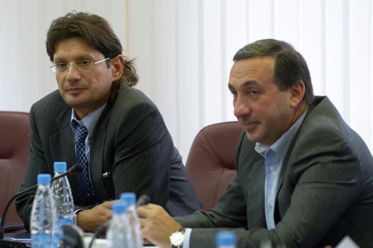 Леонид Федун и Евгений Гинер Леонид Федун и Евгений Гинер
