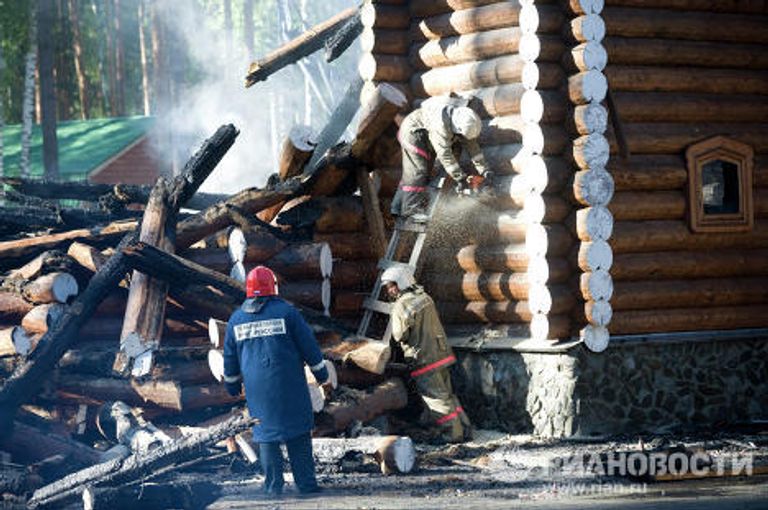 Пожар в урочище Ганина Яма под Екатеринбургом Пожар в урочище Ганина Яма под Екатеринбургом