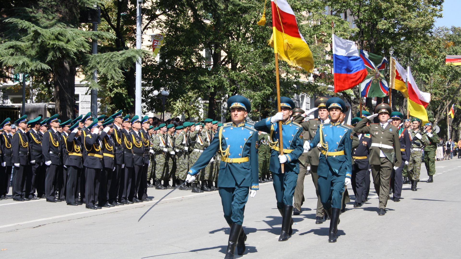 Военный Парад в Цхинвале Военный Парад в Цхинвале - РИА Новости, 1920, 09.05.2022