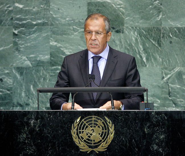 Глава МИД РФ Сергей Лавров принимает участие в 65-й сессии Генеральной асамблеи ООН