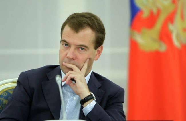 Президент РФ Д. Медведев. Архив