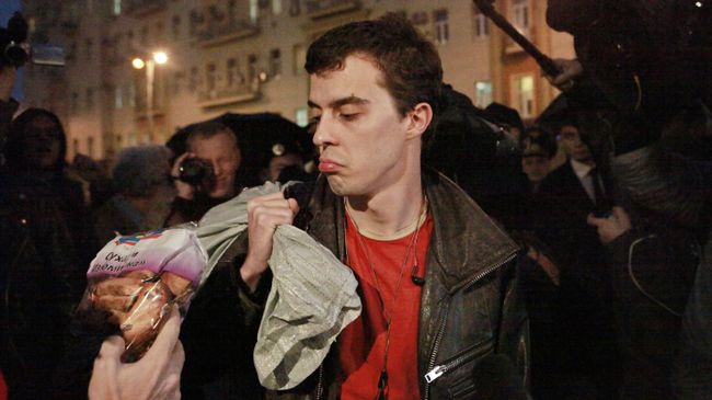 Акция в поддержку отставки Юрия Лужкова