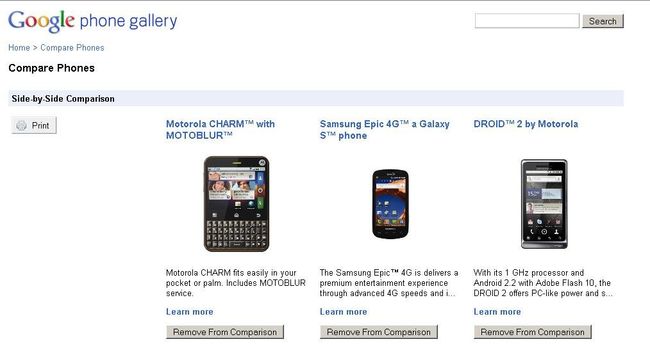 Google Phone Gallery Google Phone Gallery