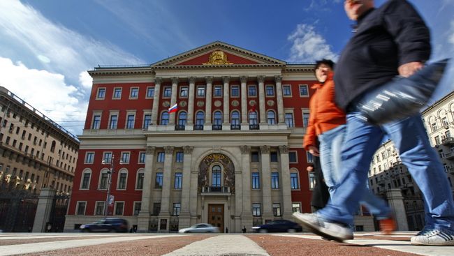 Здание мэрии Москвы. Архив