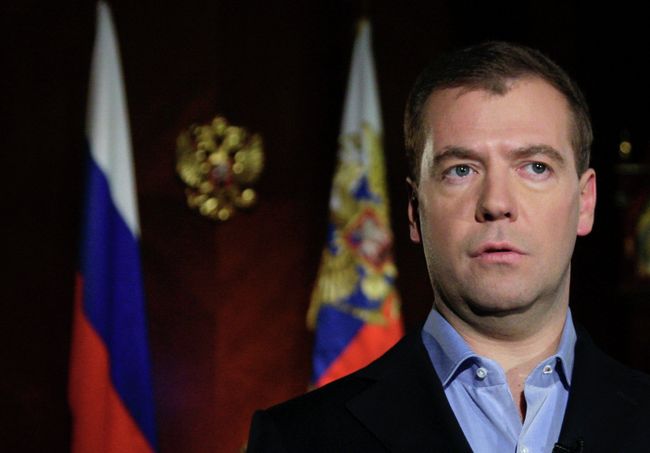 Президент РФ Д. Медведев. Архив