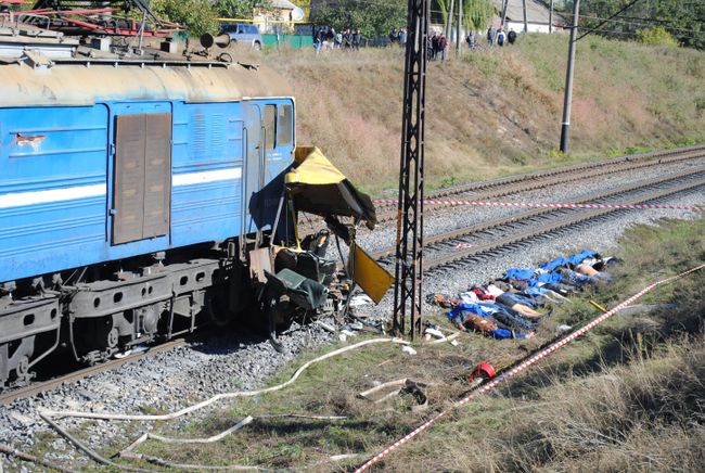 На месте аварии в Днепропетровской области