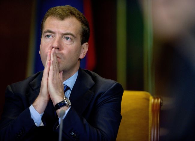 Президент РФ Дмитрий Медведев. Архив