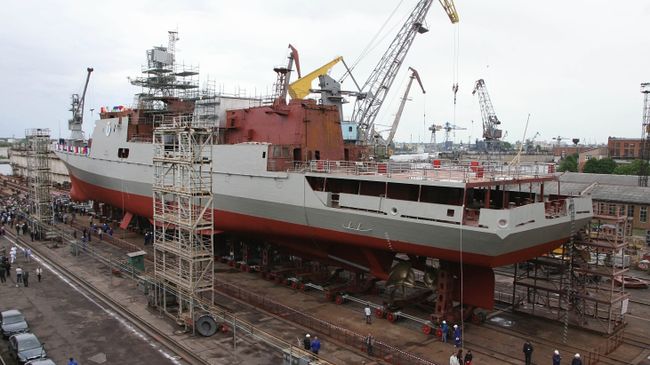 Фрегат проекта 11356 для ВМС Индии. Архив