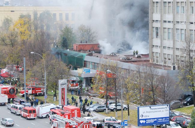 Пожар на Марксисткой улице