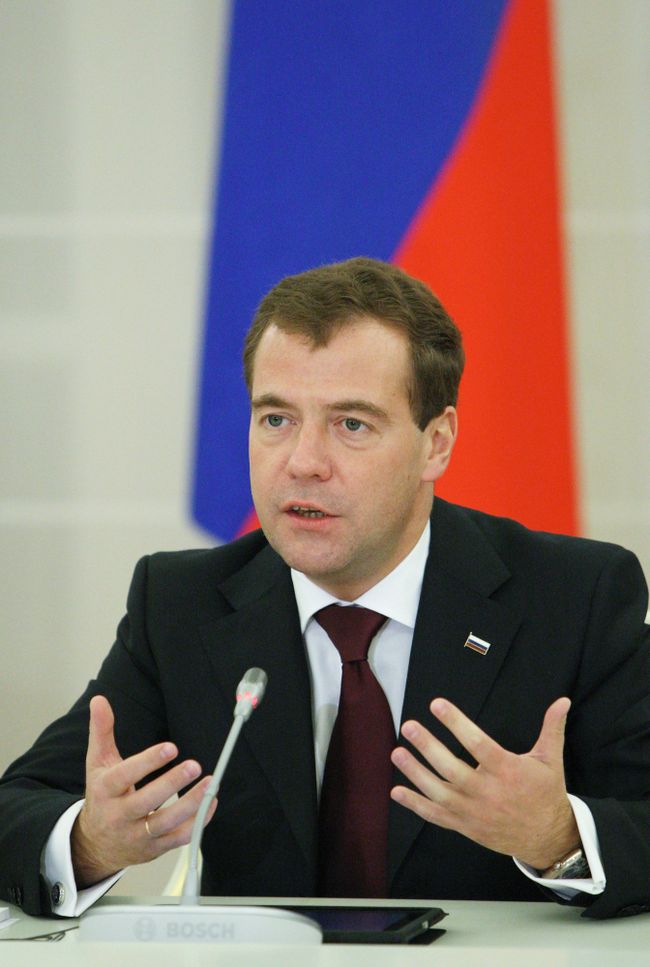 Президент РФ Д.Медведев. Архив