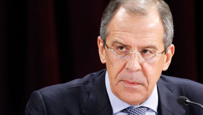 Министр иностранных дел России Сергей Лавров. Архив