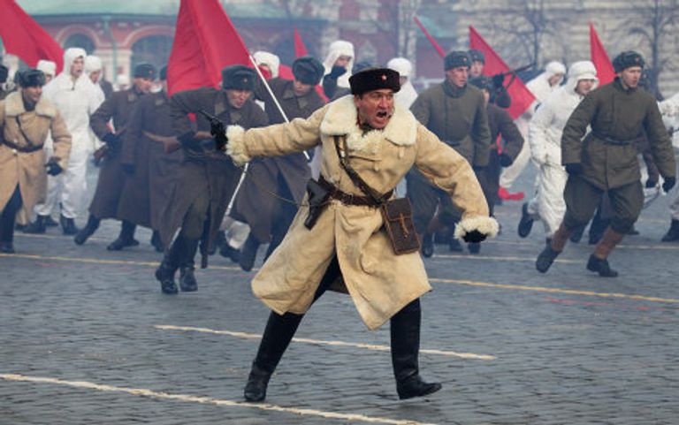 Марш в честь 69-й годовщины парада 7 ноября 1941 года