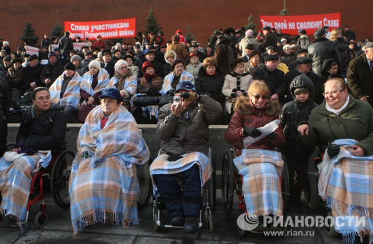 Марш в честь 69-й годовщины парада 7 ноября 1941 года