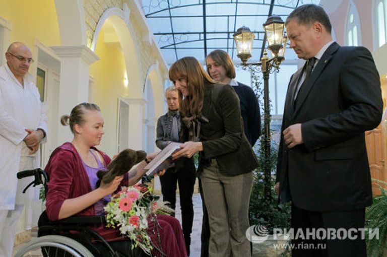 Визит Марата Бариева в больницу к бобслеистке Ирине Скворцовой Визит Марата Бариева в больницу к бобслеистке Ирине Скворцовой