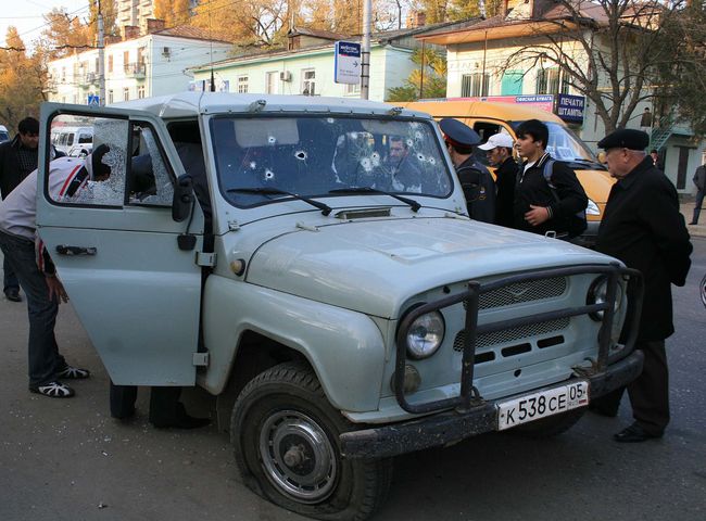 Нападение на милиционеров в Махачкале Нападение на милиционеров в Махачкале