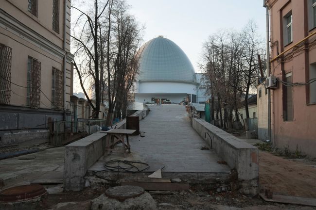 Здание Московского планетария. Архив Здание Московского планетария. Архив
