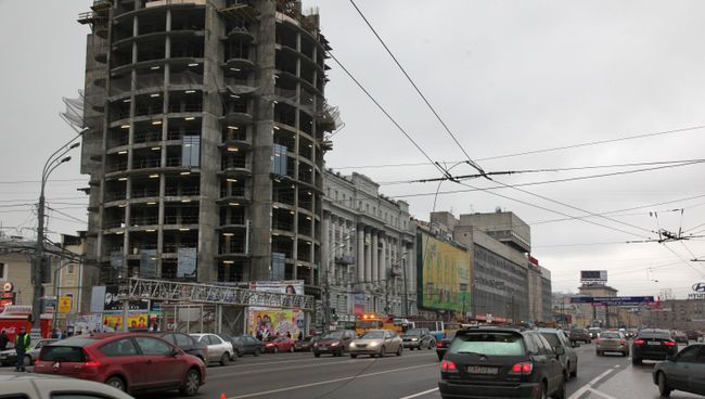 Стройка на Садовом кольце Стройка на Садовом кольце