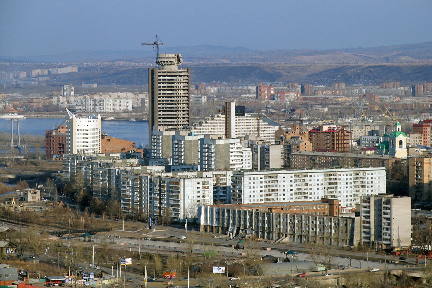 Центральная часть Красноярска