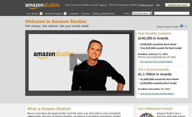 Сайт Amazon Studios Сайт Amazon Studios