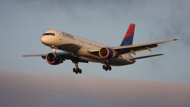 Самолет авиакомпании Delta Airlines