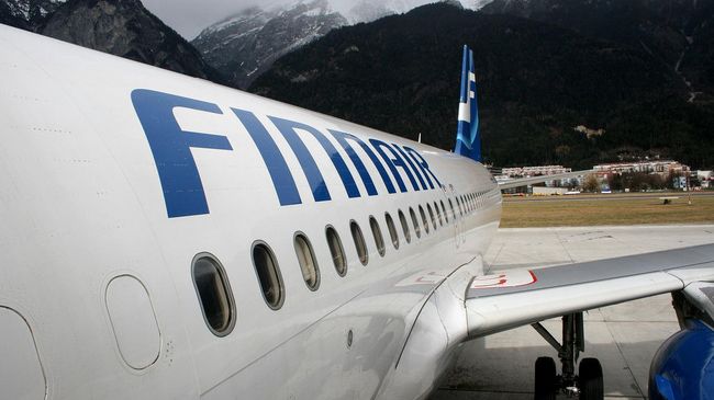 Самолет авиакомпании Finnair. Архивное фото Самолет авиакомпании Finnair. Архивное фото