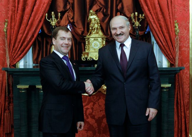 Встреча Дмитрия Медведева и Александра Лукашенко