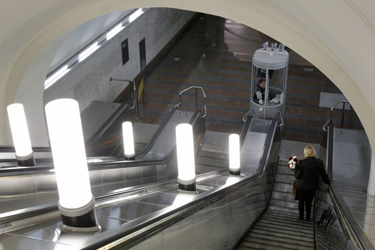 Открытие перехода на станции метро Белорусская в Москве Открытие перехода на станции метро Белорусская в Москве