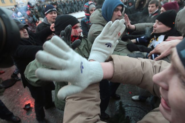 Акция в память об убитом Егоре Свиридове на Манежной площади Акция в память об убитом Егоре Свиридове на Манежной площади