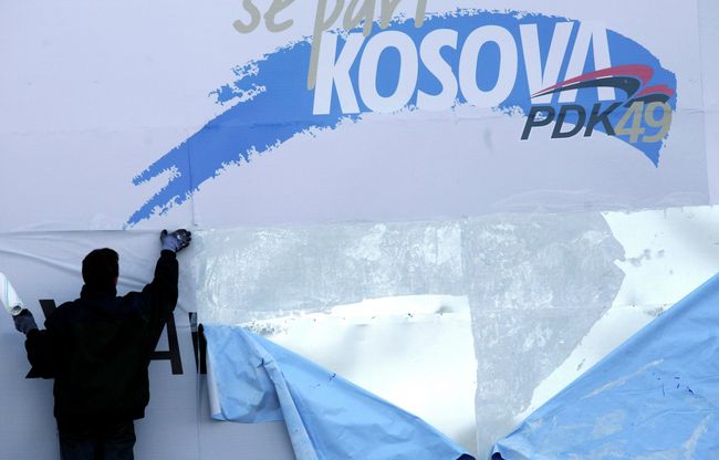Предвыборная агитация в Косово Предвыборная агитация в Косово