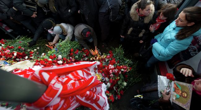 Акция в память об убитом Егоре Свиридове на Кронштадтском бульваре в Москве Акция в память об убитом Егоре Свиридове на Кронштадтском бульваре в Москве