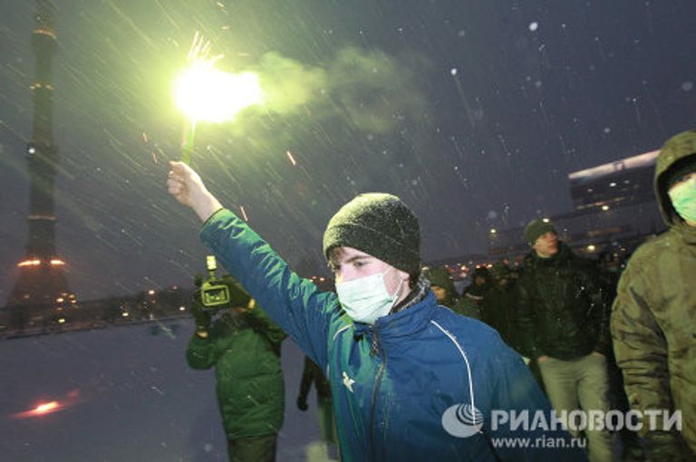 Пикет у телецентра Останкино