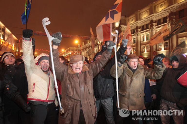 Акция протеста белорусской оппозиции Акция протеста белорусской оппозиции