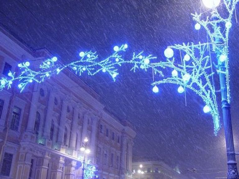 Санкт-Петербург украшен к Новому году Санкт-Петербург украшен к Новому году