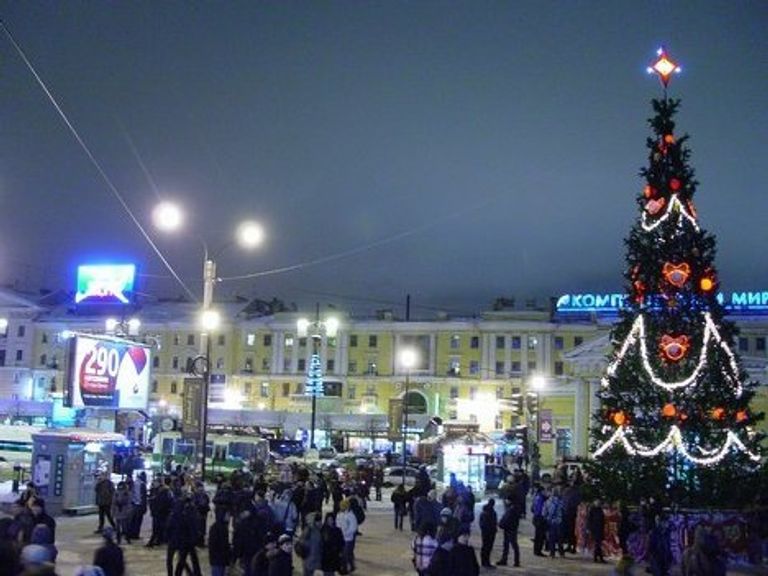 Санкт-Петербург украшен к Новому году Санкт-Петербург украшен к Новому году