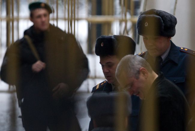 Подсудимый М.Ходоркоский доставлен в Хамовнический суд Москвы Подсудимый М.Ходоркоский доставлен в Хамовнический суд Москвы