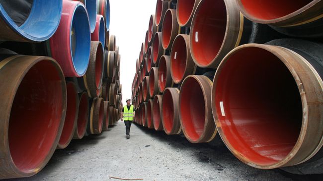 Cтроительство газопровода Северный поток. Архивное фото Cтроительство газопровода Северный поток. Архивное фото