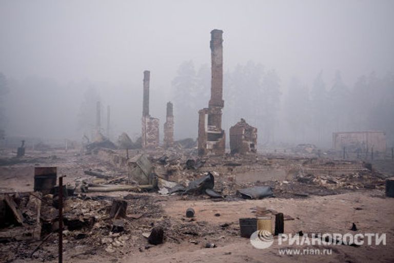 Последствия природных пожаров в поселке Ласковский Рязанской области Последствия природных пожаров в поселке Ласковский Рязанской области