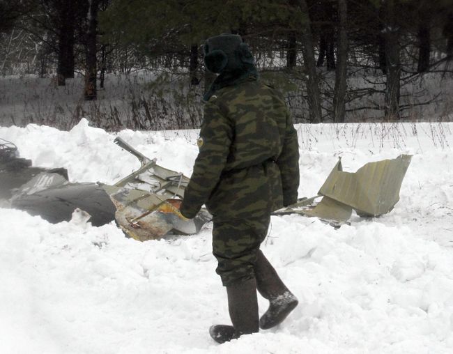Крушение военного самолета Ан-22 в Тульской области