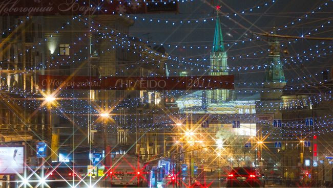 Москва готовится к встрече Нового года